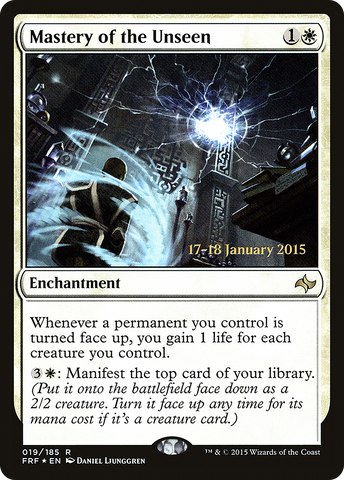 {R} Mastery of the Unseen [Fate Reforged Prerelease Promos][PR FRF 019]