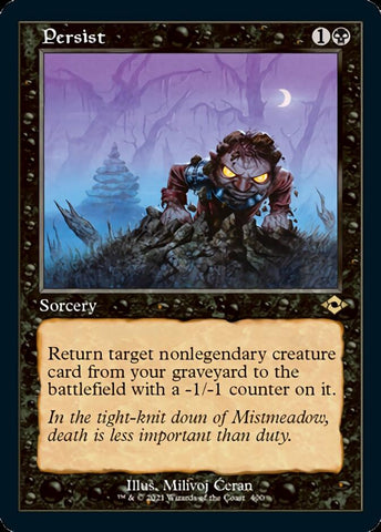 {R} Persist (Retro Foil Etched) [Modern Horizons 2][RF ET MH2 400]