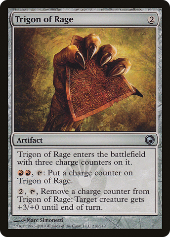 {C} Trigon of Rage [Scars of Mirrodin][SOM 216]