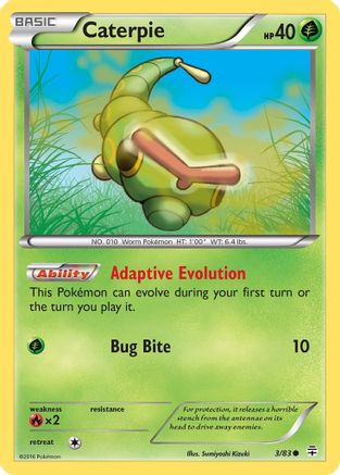 [PKM-C] Caterpie (3/83) [XY: Generations]