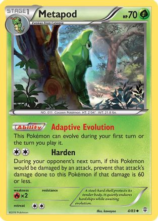 [PKM] Metapod (4/83) [XY: Generations]