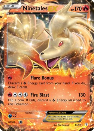 [PKM-R] Ninetales EX (13/83) [XY: Generations]