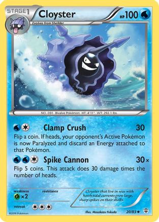 [PKM] Cloyster (20/83) [XY: Generations]