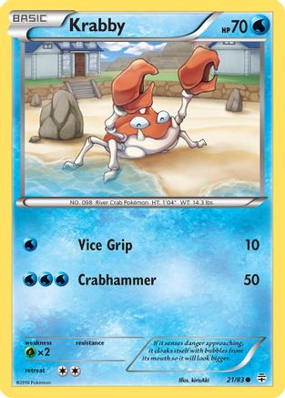 [PKM] Krabby (21/83) [XY: Generations]
