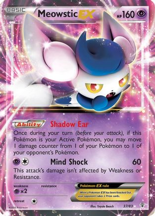 [PKM-R] Meowstic EX (37/83) [XY: Generations]