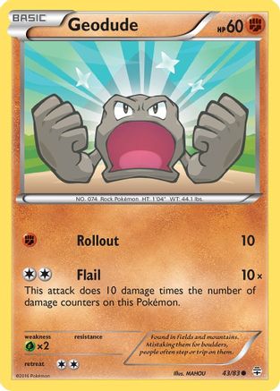 [PKM] Geodude (43/83) [XY: Generations]