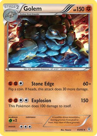 [PKM] Golem (45/83) [XY: Generations]