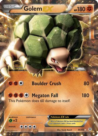 [PKM-R] Golem EX (46/83) [XY: Generations]