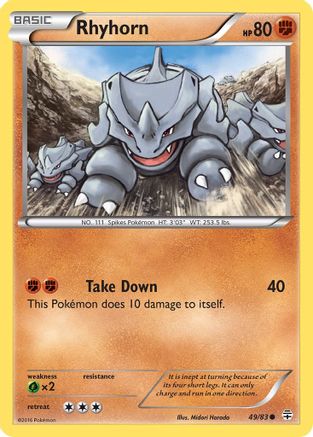 [PKM-C] Rhyhorn (49/83) [XY: Generations]