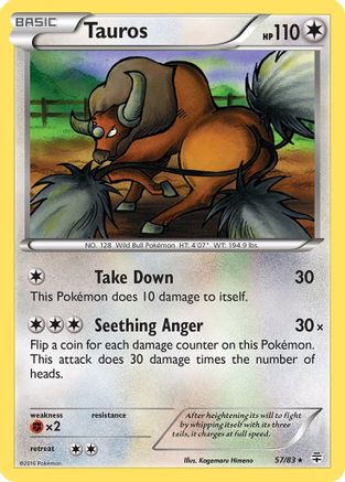 [PKM] Tauros (57/83) [XY: Generations]
