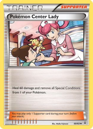 [TR] Pokemon Center Lady (68/83) [XY: Generations]