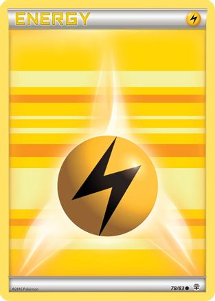 [PKM BE] Lightning Energy (78/83) [XY: Generations]