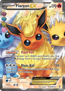 [PKM] Flareon EX (RC28/RC32) [XY: Generations]