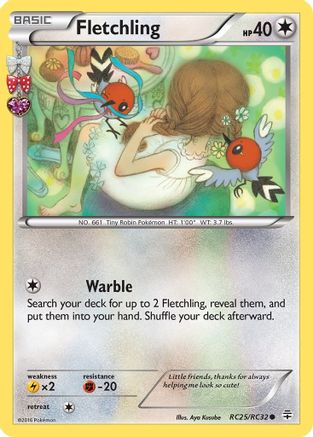 [PKM] Fletchling (RC25/RC32) [XY: Generations]
