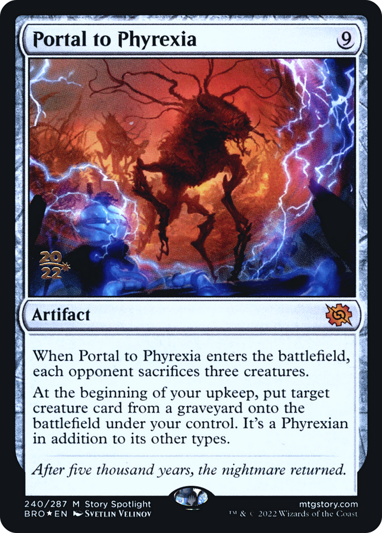 {R} Portal to Phyrexia [The Brothers' War: Prerelease Promos][PR BRO 240]
