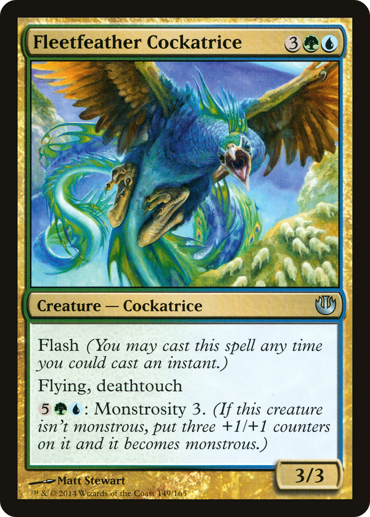 {C} Fleetfeather Cockatrice [Journey into Nyx][JOU 149]
