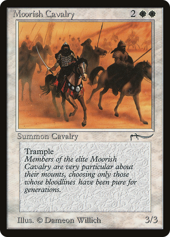 {C} Moorish Cavalry (Light Mana Cost) [Arabian Nights][LT ARN 007]