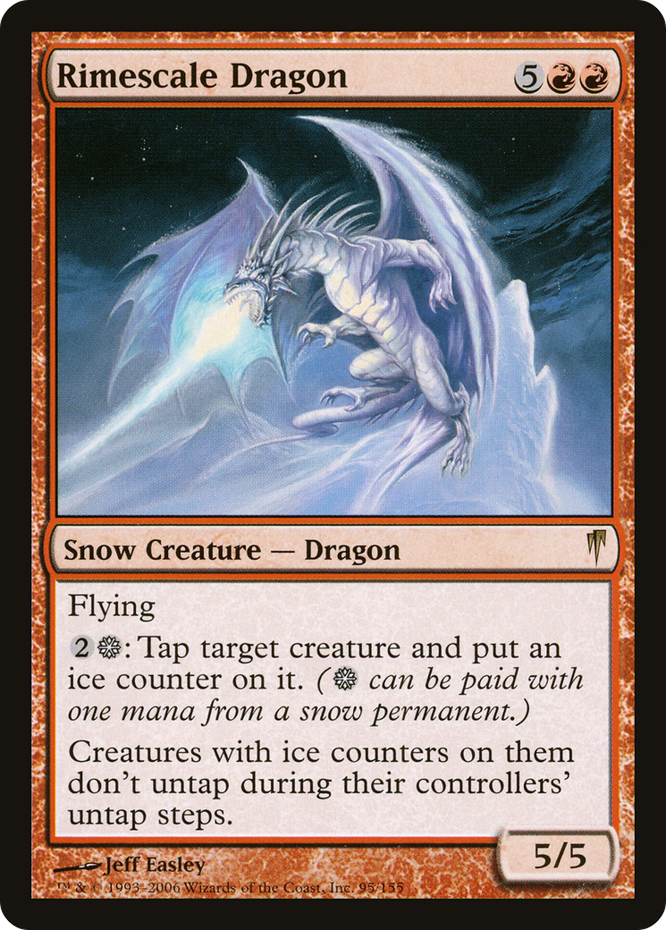 {R} Rimescale Dragon [Coldsnap][CSP 095] - Misty Mountain Games