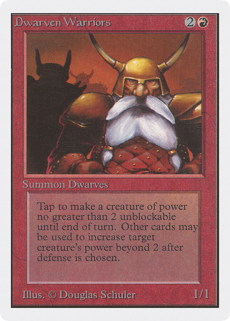{C} Dwarven Warriors [Unlimited Edition][2ED 144]