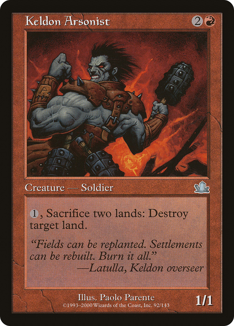{C} Keldon Arsonist [Prophecy][PCY 092]
