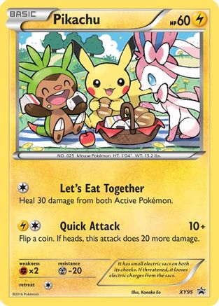 [PKM-R] Pikachu (XY95) [XY: Black Star Promos]