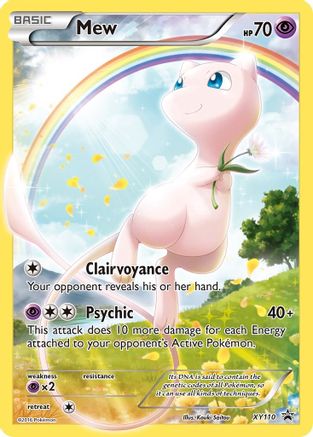 [PKM-R] Mew (XY110) [XY: Black Star Promos]