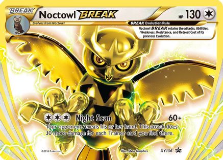 [PKM] Noctowl BREAK (XY136) [XY: Black Star Promos]