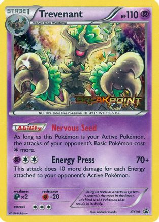 [PKM] Trevenant (XY94) (Prerelease) [XY: Black Star Promos]