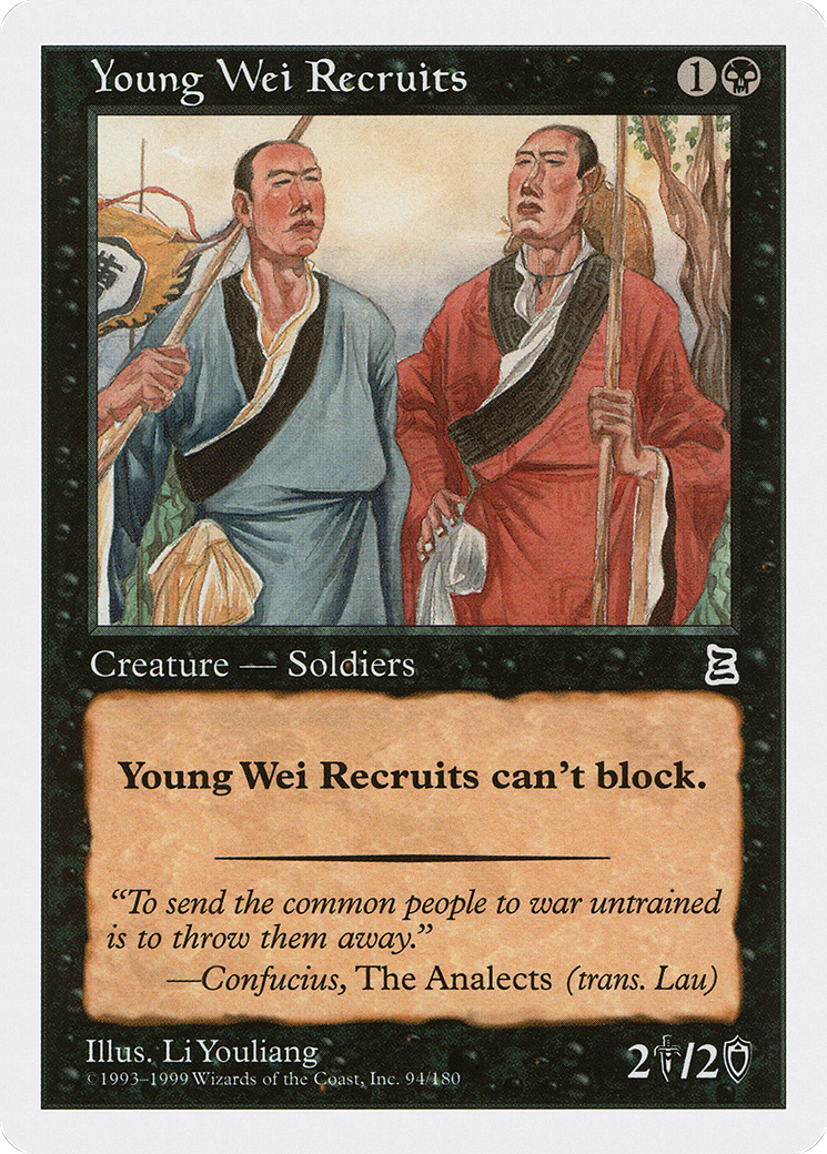 {C} Young Wei Recruits [Portal Three Kingdoms][PTK 094] - Misty Mountain Games