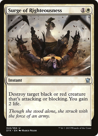 {C} Surge of Righteousness [Dragons of Tarkir][DTK 042]