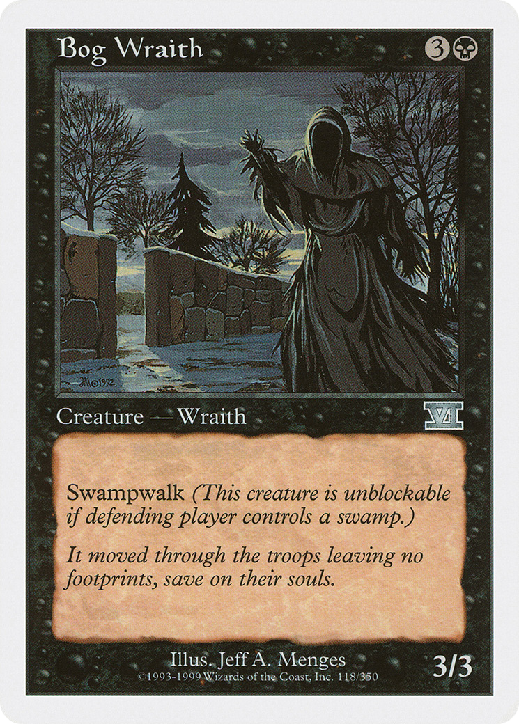 {C} Bog Wraith [Classic Sixth Edition][6ED 118]