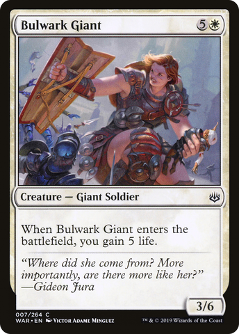 {C} Bulwark Giant [War of the Spark][WAR 007]