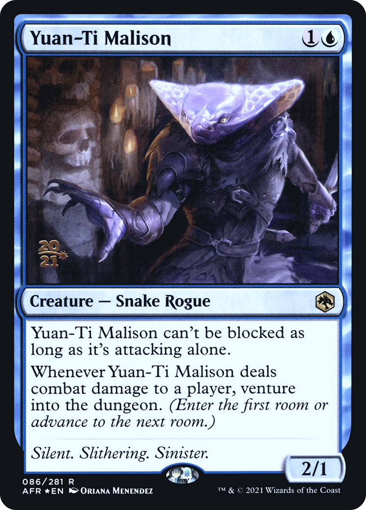 {R} Yuan-Ti Malison [Dungeons & Dragons: Adventures in the Forgotten Realms Prerelease Promos][PR AFR 086]