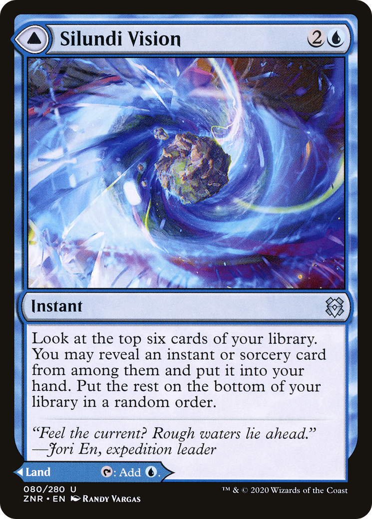 {C} Silundi Vision // Silundi Isle [Zendikar Rising][ZNR 080]
