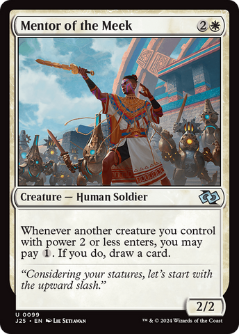 {C} Mentor of the Meek [Foundations Jumpstart][J25 099]