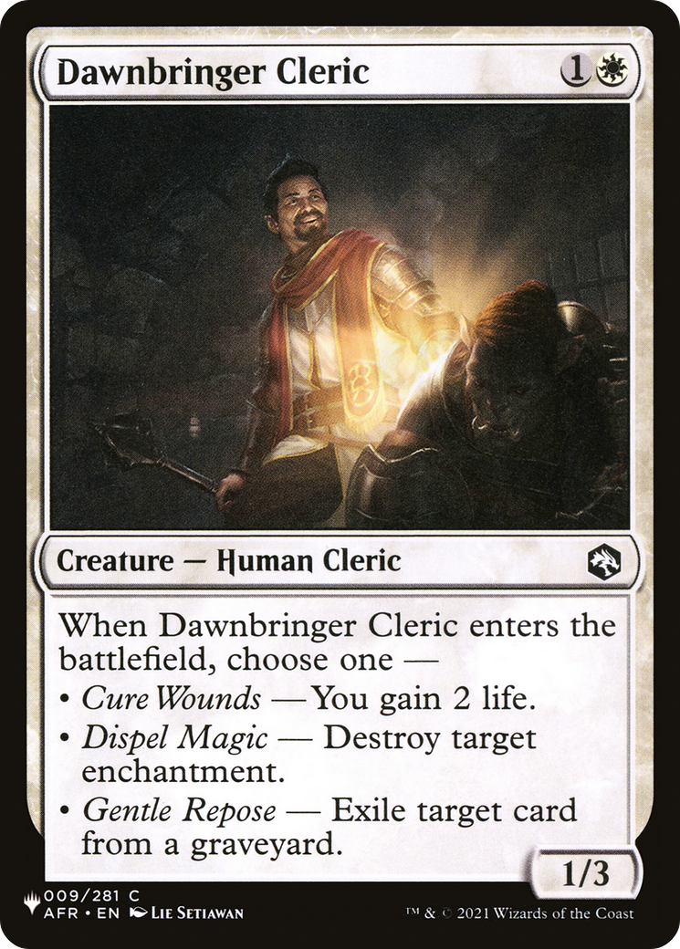 Dawnbringer Cleric [LIST 009/281]