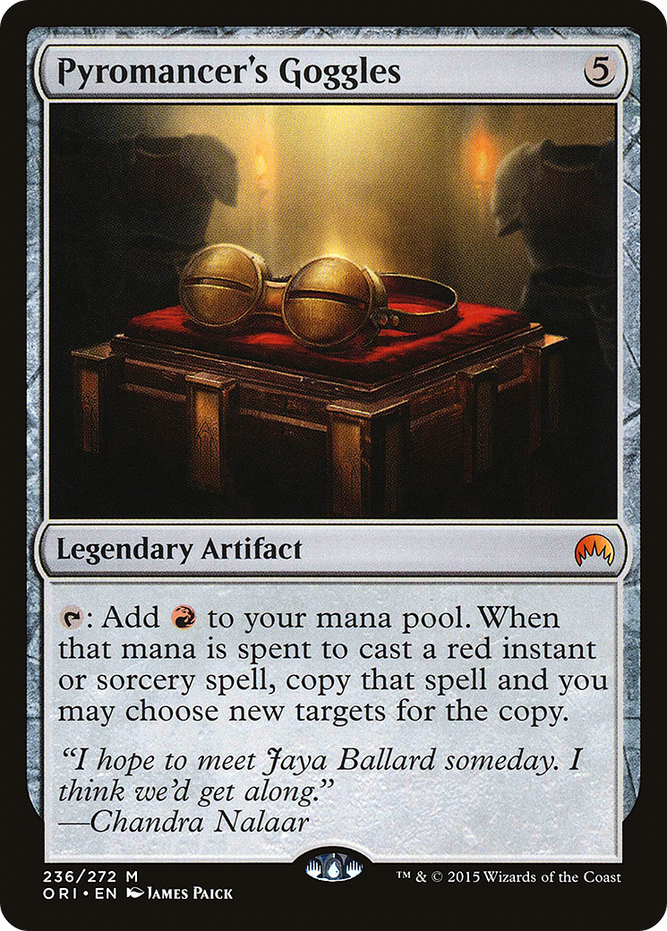 {R} Pyromancer's Goggles [Magic Origins][ORI 236]