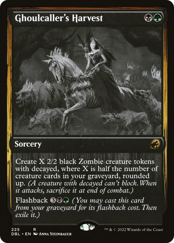 {R} Ghoulcaller's Harvest [Innistrad: Double Feature][DBL 225]