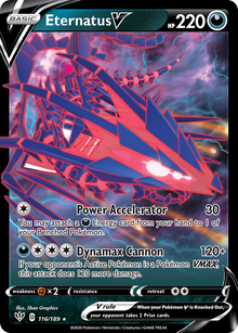 [PKM-R] Eternatus V (116/189) [Sword & Shield: Darkness Ablaze]
