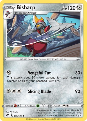 [PKM-C] Bisharp (116/189) [Sword & Shield: Astral Radiance]