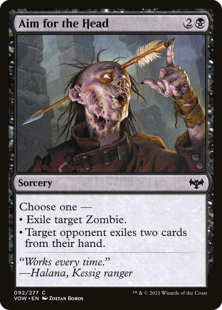 {C} Aim for the Head [Innistrad: Crimson Vow][VOW 092]