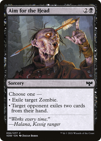 {C} Aim for the Head [Innistrad: Crimson Vow][VOW 092]
