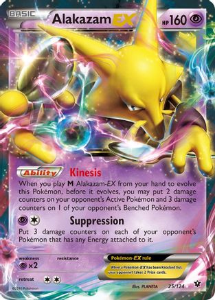 [PKM] Alakazam EX (25/124) [XY: Fates Collide]