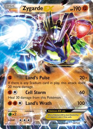 [PKM] Zygarde EX (54/124) [XY: Fates Collide]