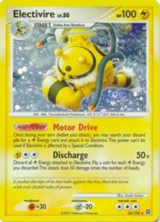 [PKM] Electivire (25/132) (Theme Deck Exclusive) [Diamond & Pearl: Secret Wonders]