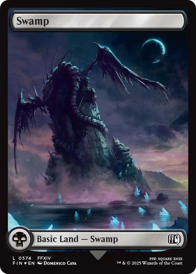 {B}[FIN 574] Swamp (Surge Foil) [FINAL FANTASY]