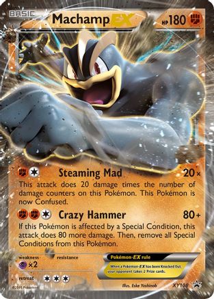[PKM-R] Machamp EX (XY108) [XY: Black Star Promos]