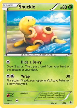 [PKM] Shuckle (1/124) [XY: Fates Collide]