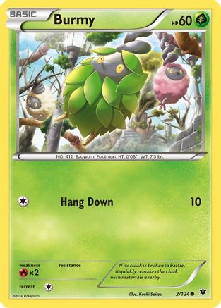 [PKM] Burmy (2/124) [XY: Fates Collide]