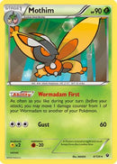 [PKM-R] Mothim (4/124) [XY: Fates Collide]